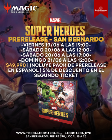 Pre-Release MTG Marvel Super Heroes [San Bernardo]