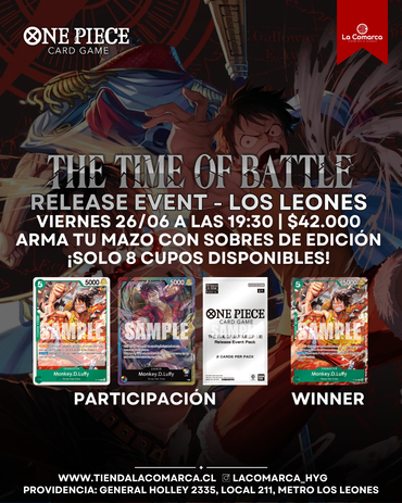 ONE PIECE - Release OP16 The Time of Battle [Los Leones] ticket