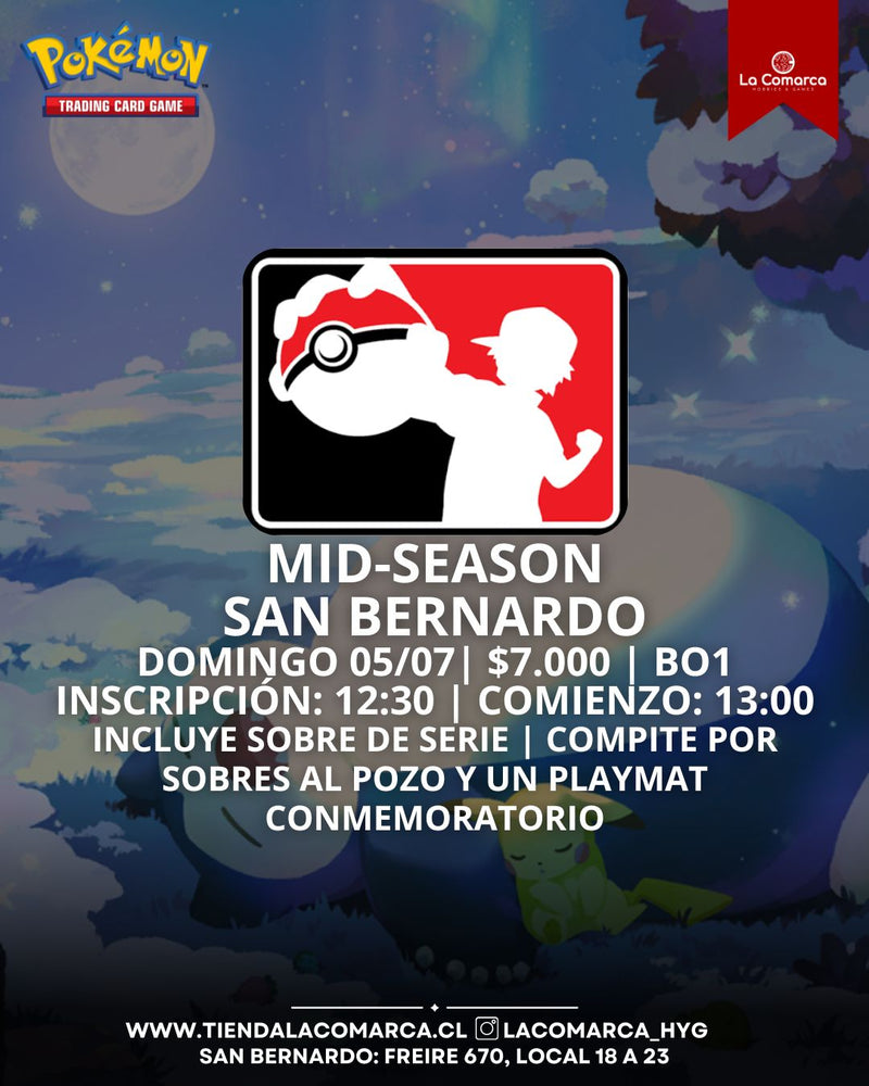 Pokémon Mid-Season 2026 Ticket [San Bernardo]