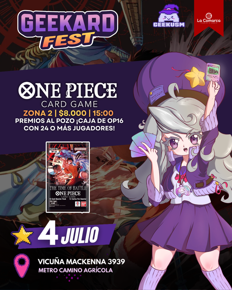 ONE PIECE - GEEKARD FEST Tournament [04/07] Ticket
