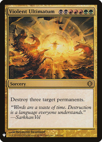 Violent Ultimatum [The List] 