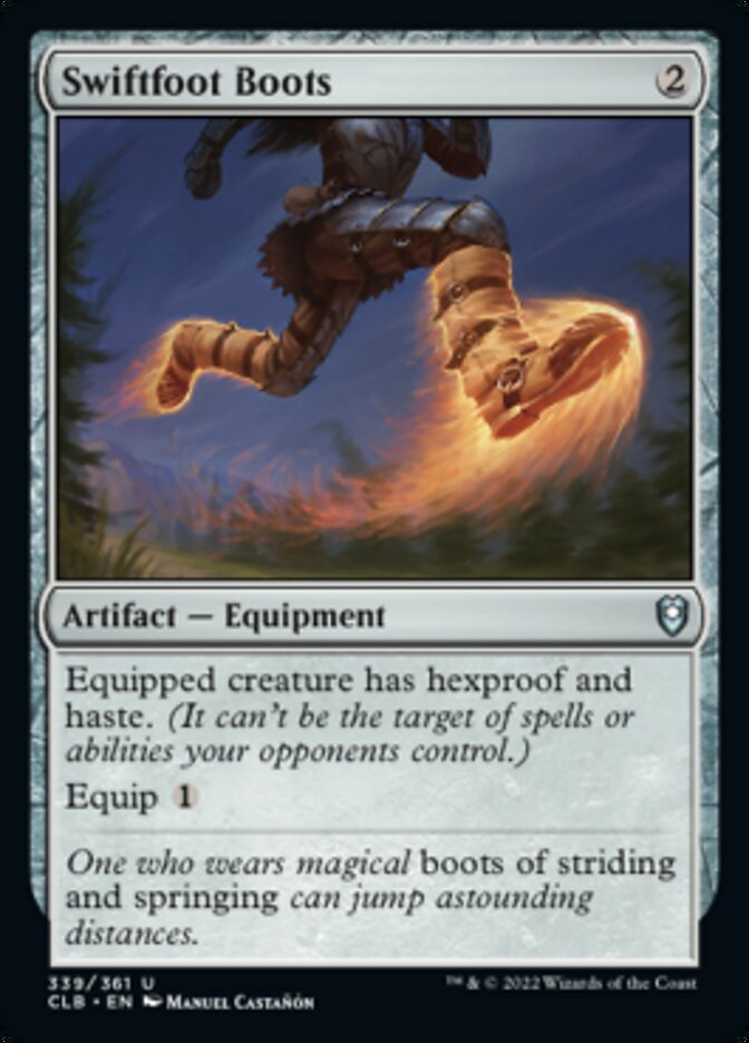 Swiftfoot Boots [Commander Legends: Battle for Baldur's Gate] 