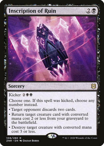 Inscription of Ruin [Zendikar Rising] 