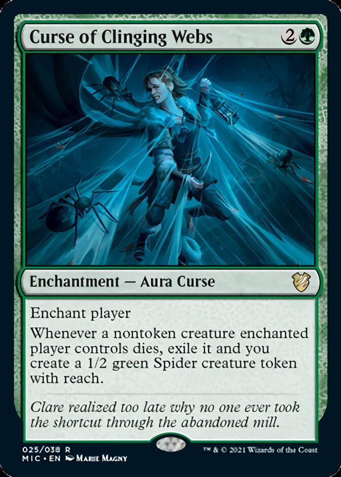 Curse of Clinging Webs [Innistrad: Midnight Hunt Commander] 