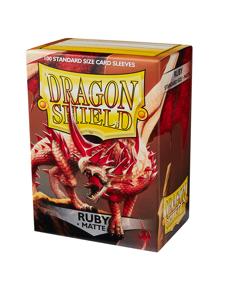 Dragon Shield Protectors - Standard Matte - Ruby