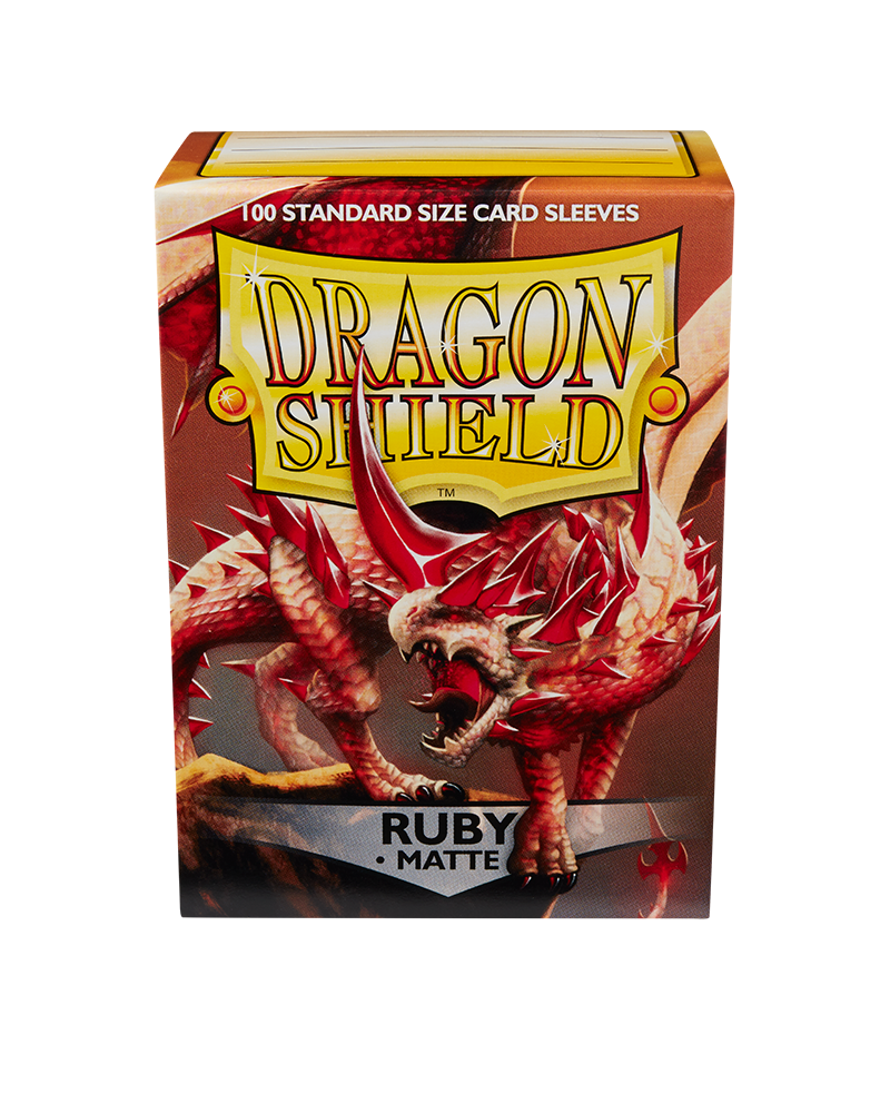 Dragon Shield Protectors - Standard Matte - Ruby