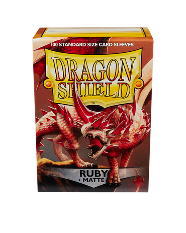 Dragon Shield Protectors - Standard Matte - Ruby