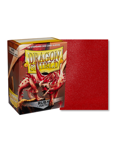 Dragon Shield Protectors - Standard Matte - Ruby