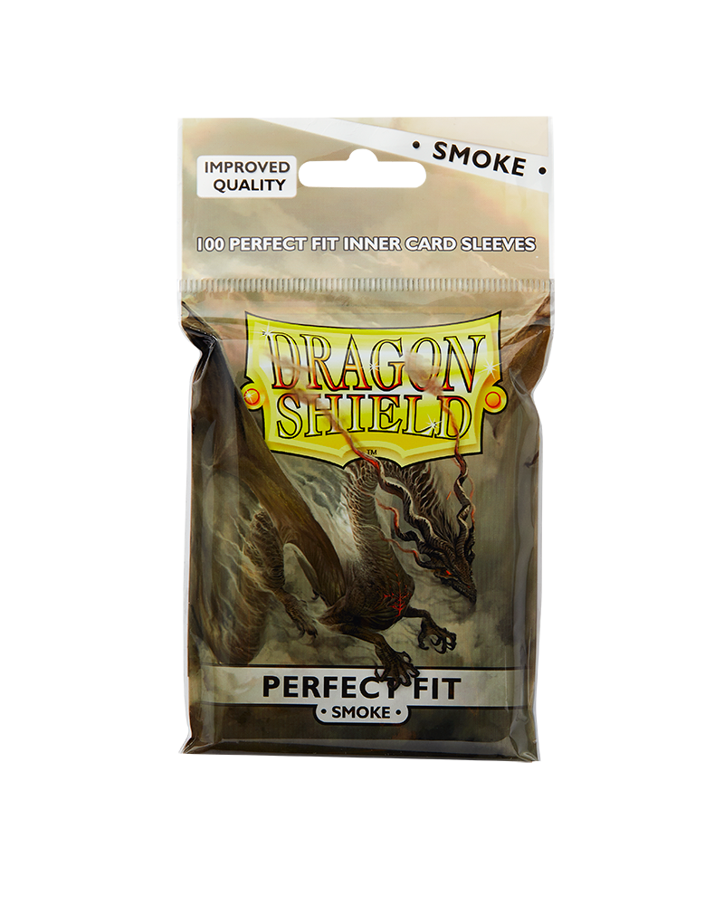 Dragon Shield - Perfect Fit 100 - Toploader Smoke