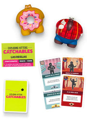 Exploding Kittens Catchables 2-Pack 1 Gato donut y Gato leñador