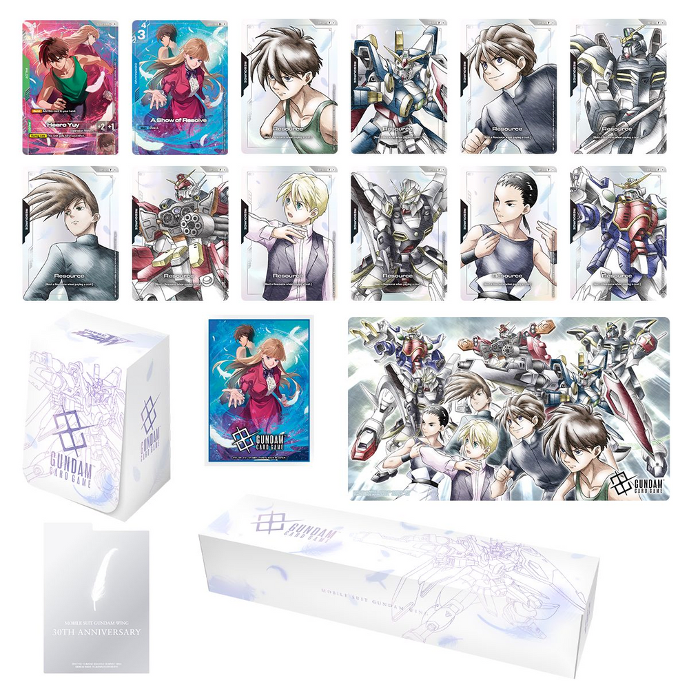 Gundam Card Game: Premium Accesory Set - Mobile Suit Gundam Wing - Pb01