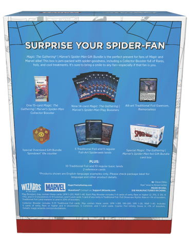 ( PREVENTA) MTG: Universes Beyond- Marvel Spider-Man Gift Bundle