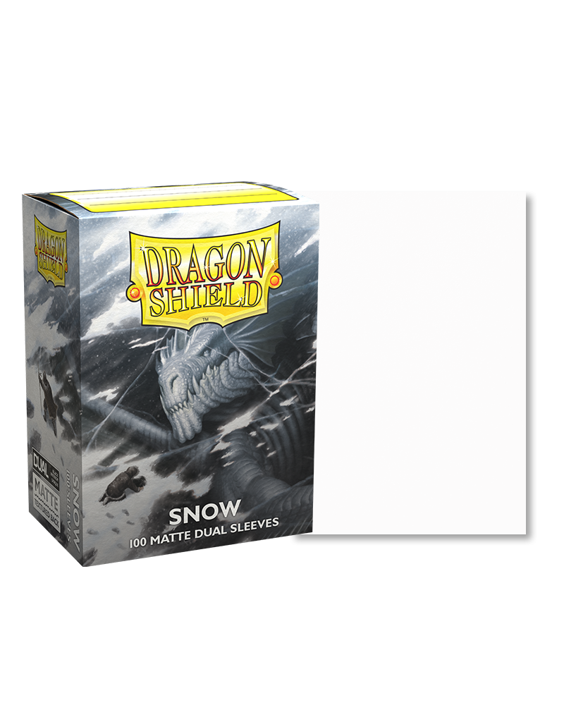 63x88 Ivory MATTE Sleeves - Dragon Shield - Box 100 — Games World