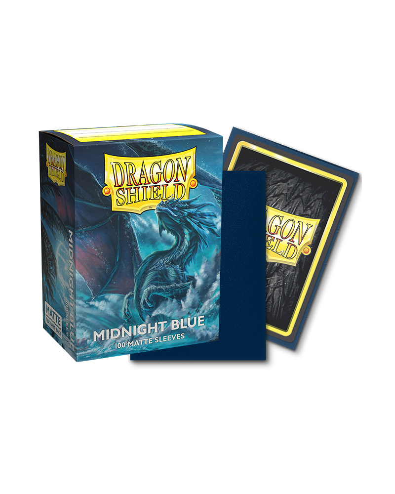 Dragon Shield Protectors - Matte Standard - Midnight Blue 100uni.