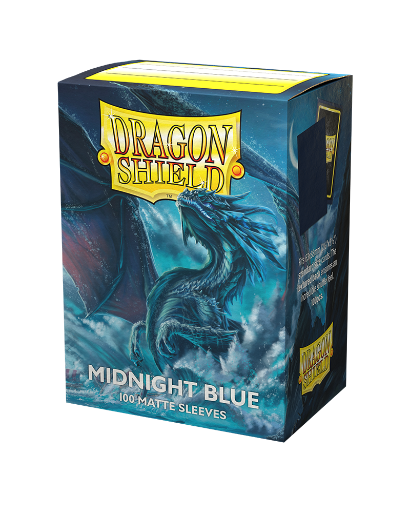 Dragon Shield Protectors - Matte Standard - Midnight Blue 100uni.
