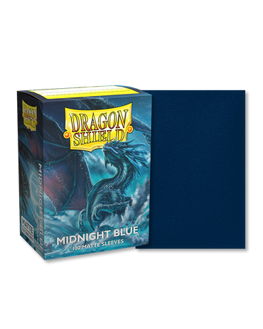 Protectores Dragon Shield - Estandar Matte - Midnight Blue 100uni.