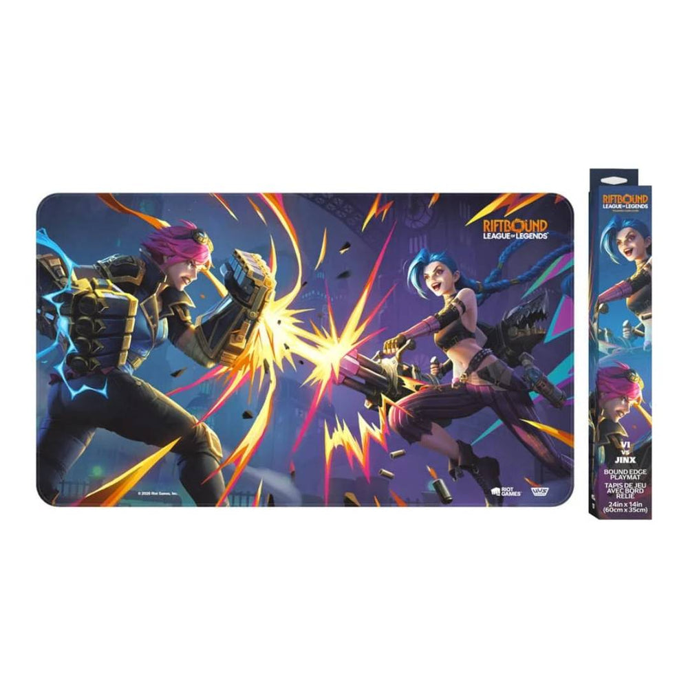 Playmat: Riftbound- Vendetta-  VI vs Jinx