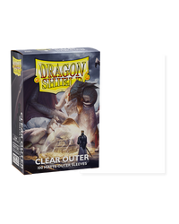 Dragon Shield - Standard Size Matte Outer Sleeves - Clear Outer ( Protector de protectores)