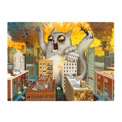 Puzzle Exploding Kittens 1000 piezas: Feline of Unusual Size