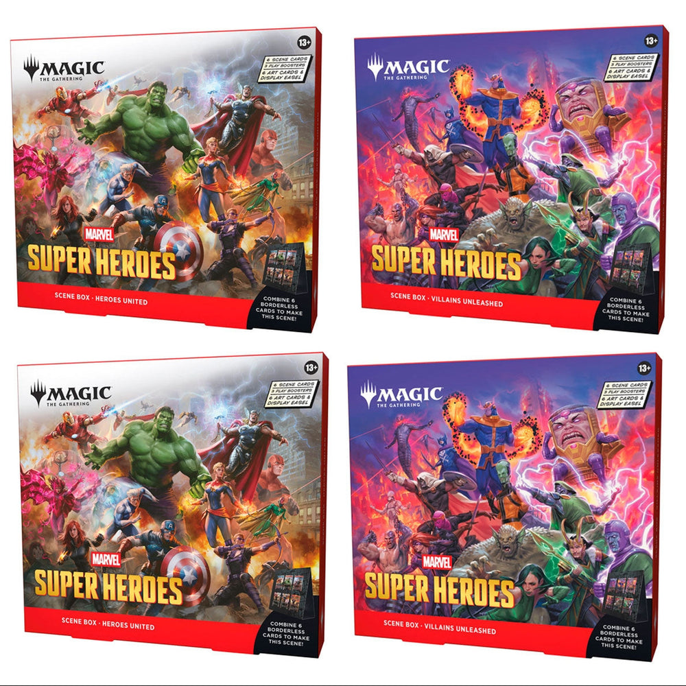 [PREVENTA] Marvel Super Heroes Scene Box Display - (2 de c/u)