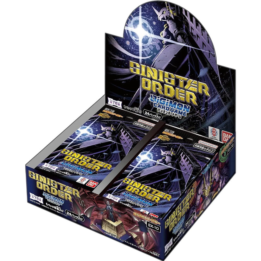Digimon TCG: Extra Booster -SINISTER ORDER - (EX-10) + lampara