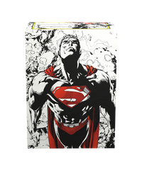 Dragon Shield Sleeves: Standard DUAL- Matte 'Superman Core' Red/White (100 ct.)