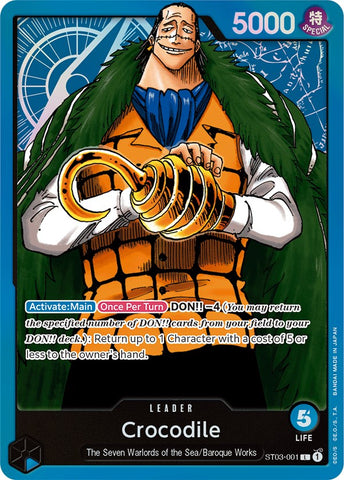 Crocodile (001) [Starter Deck: The Seven Warlords of The Sea] 
