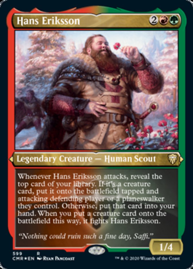 Hans Eriksson (Etched) [Commander Legends] 