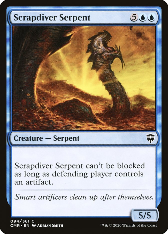 Scrapdiver Serpent [Commander Legends] 