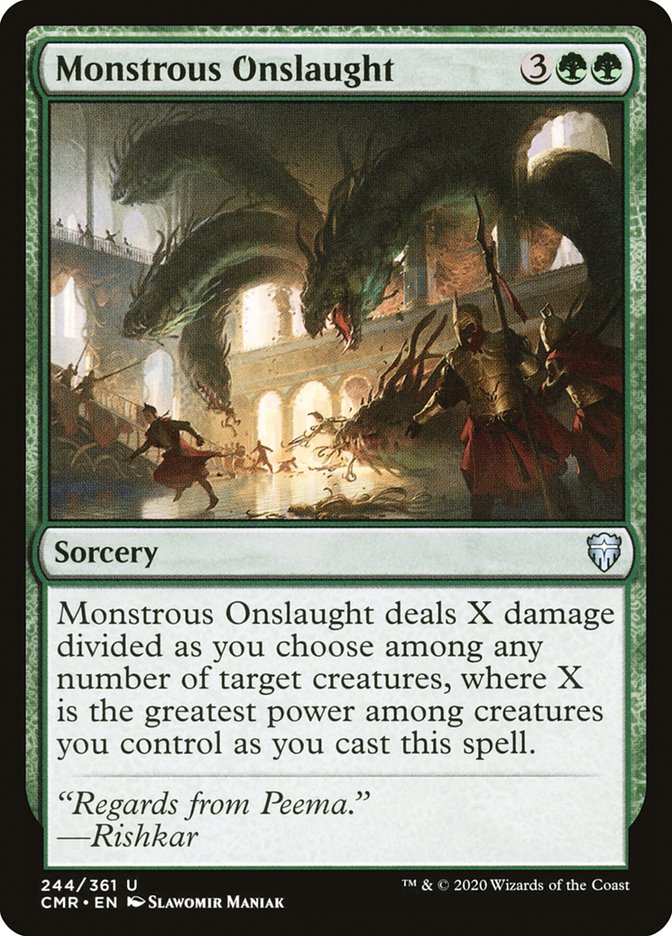 Monstrous Onslaught [Commander Legends] 