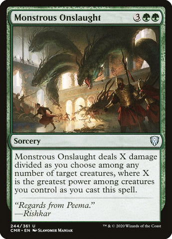 Monstrous Onslaught [Commander Legends] 