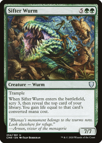 Sifter Wurm [Commander Legends] 