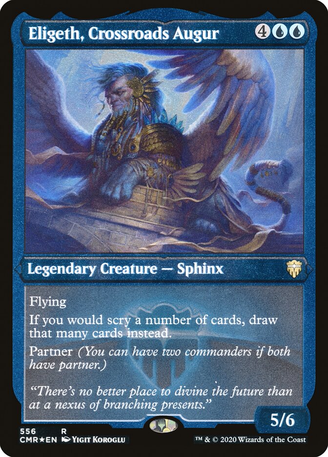 Elijath, Crossroads Augur (Etched) [Commander Legends] 