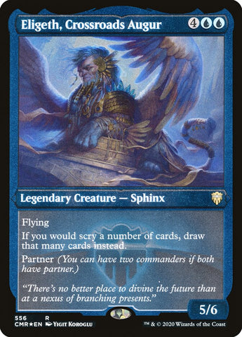Elijath, Crossroads Augur (Etched) [Commander Legends] 