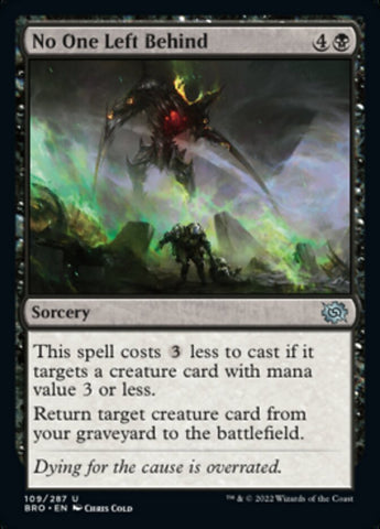 No One Left Behind [The Brothers' War] 