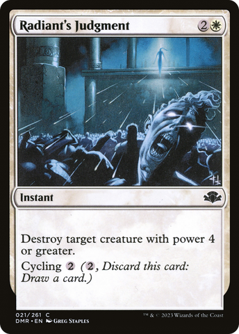 Radiant's Judgment [Dominaria Remastered] 