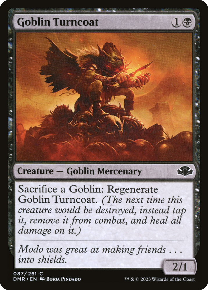 Goblin Turncoat [Dominaria Remastered] 
