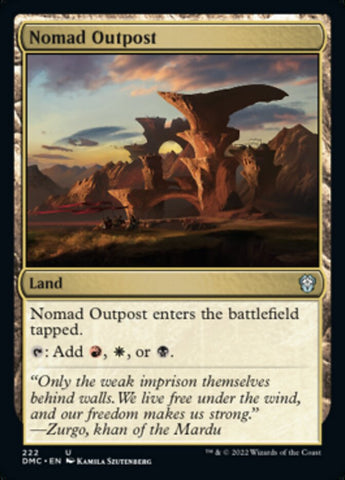 Nomad Outpost [Dominaria United Commander] 