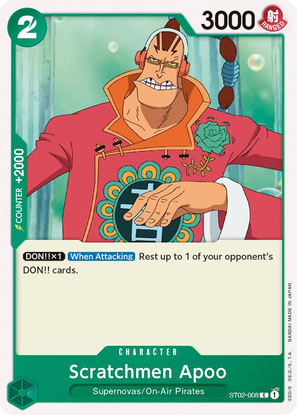 Scratchmen Apoo [Starter Deck: Worst Generation] 