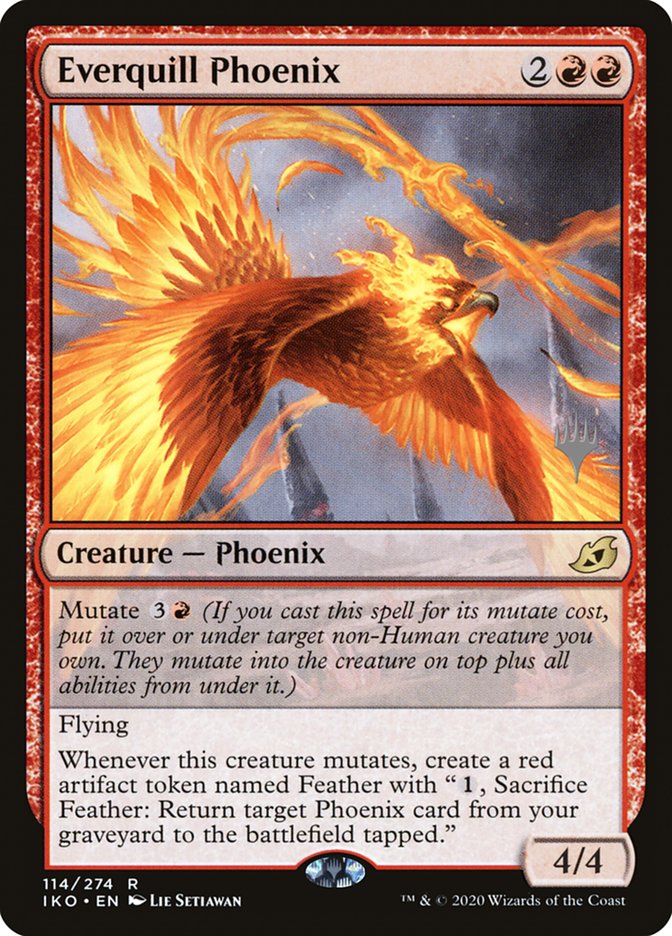 Everquill Phoenix (Promo Pack) [Ikoria: Lair of Behemoths Promos] 