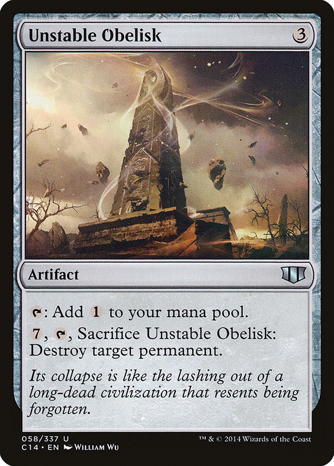 Unstable Obelisk [Commander 2014] 