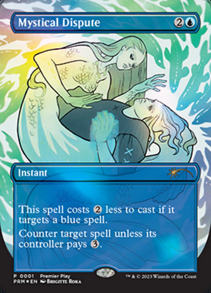Mystical Dispute (Borderless Alternate Art) [Regional Championship Qualifiers 2023] 