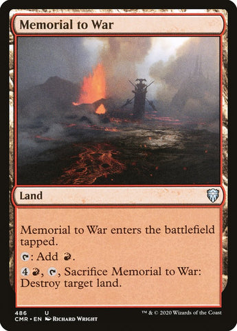 Memorial to War [Commander Legends] 