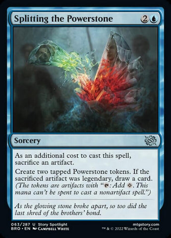 Splitting the Powerstone [The Brothers' War] 