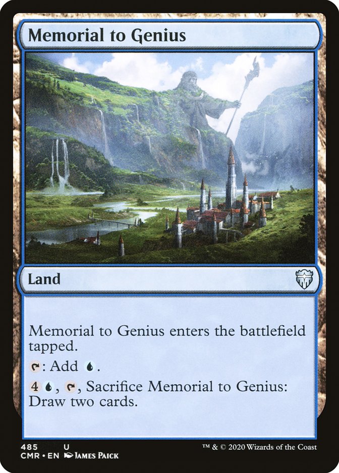 Memorial to Genius [Commander Legends] 
