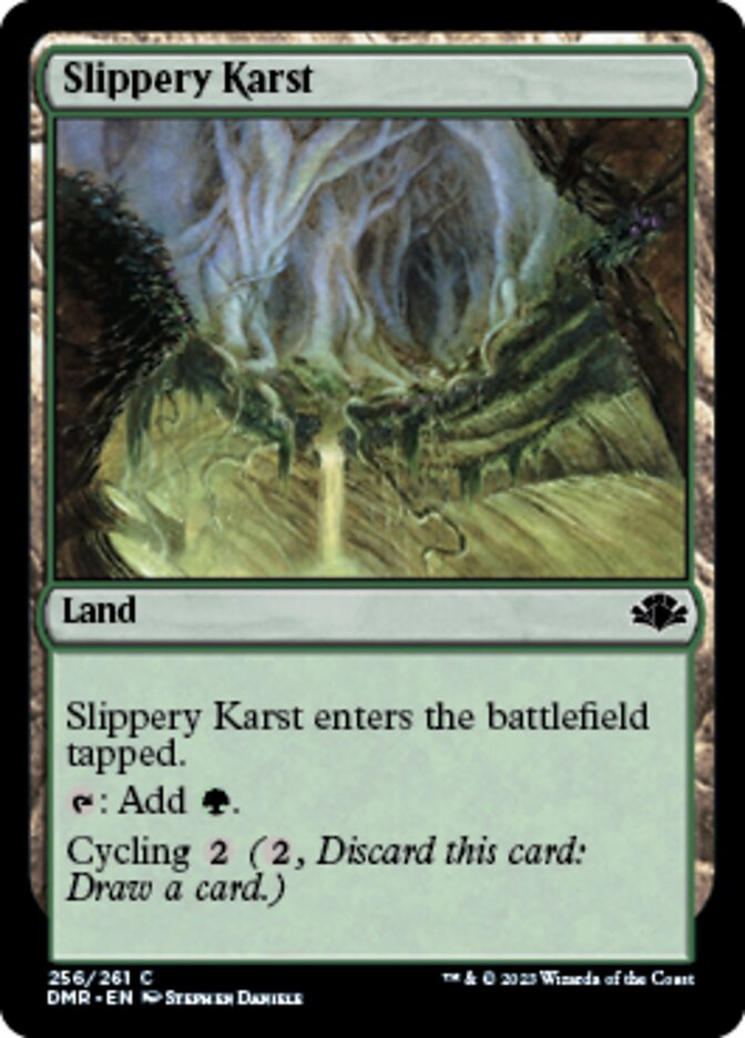 Slippery Karst [Dominaria Remastered] 