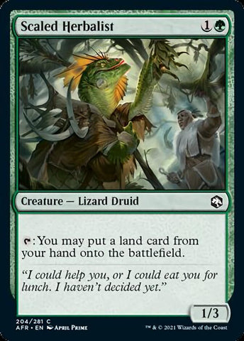 Scaled Herbalist [Dungeons &amp; Dragons: Adventures in the Forgotten Realms] 