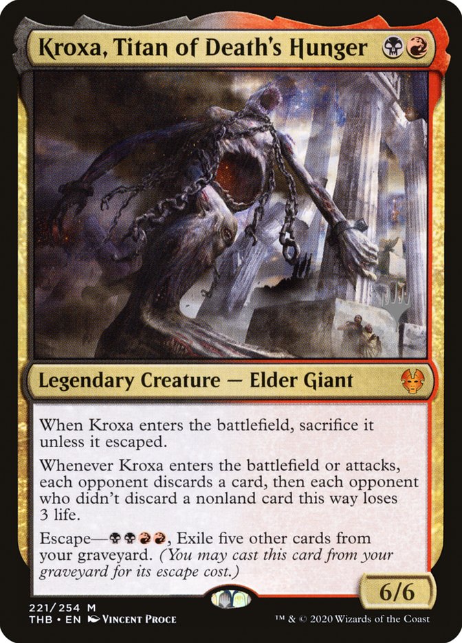 Kroxa, Titan of Death's Hunger (Promo Pack) [Theros Beyond Death Promos] 