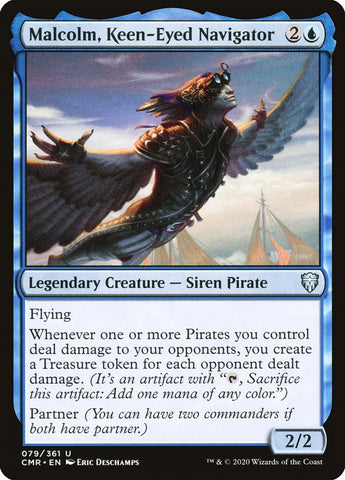 Malcolm, Keen-Eyed Navigator [Commander Legends] 