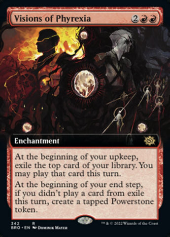 Visions of Phyrexia (Extended Art) [The Brothers' War] 